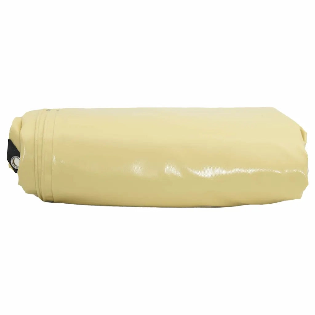 Telo 650g / m² Beige 4 x 8 m Tela con rivestimento in PVC