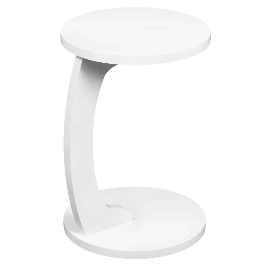 Tavolino rotondo a forma di C - Zephmum