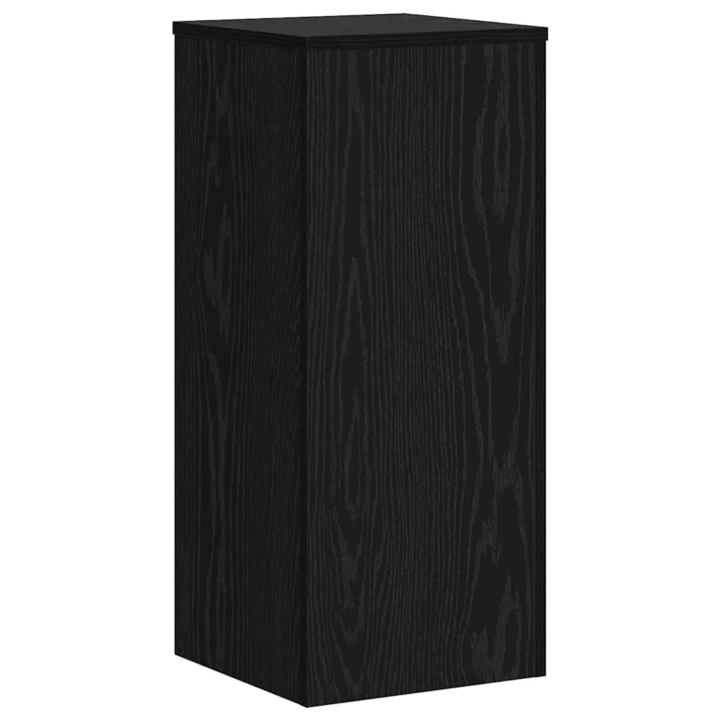 Supporto per piante | Sostegno per piante 2 pz Rovere Nero 30 x 30 x 70 cm