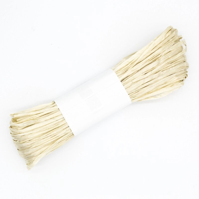 RAFIA SINTETICA A SPEZZONI 200 gr - colore bianca - 15 kg