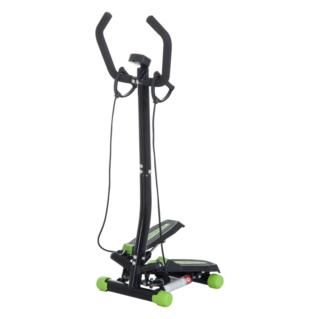 Stepper per Fitness con Manubrio ¨C Minimal ¨C Verde e Nero