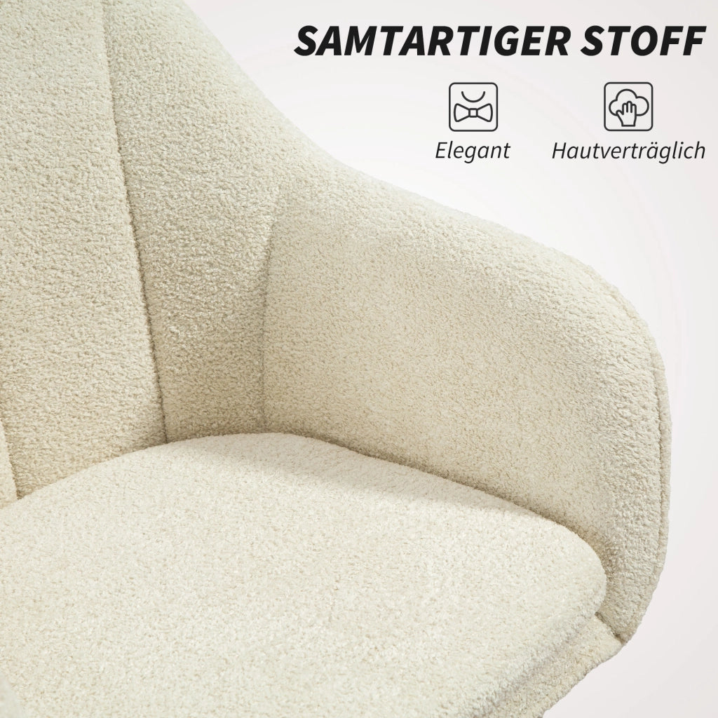 Sedia da ufficio con tessuto ¨C Minimal ¨C Beige
