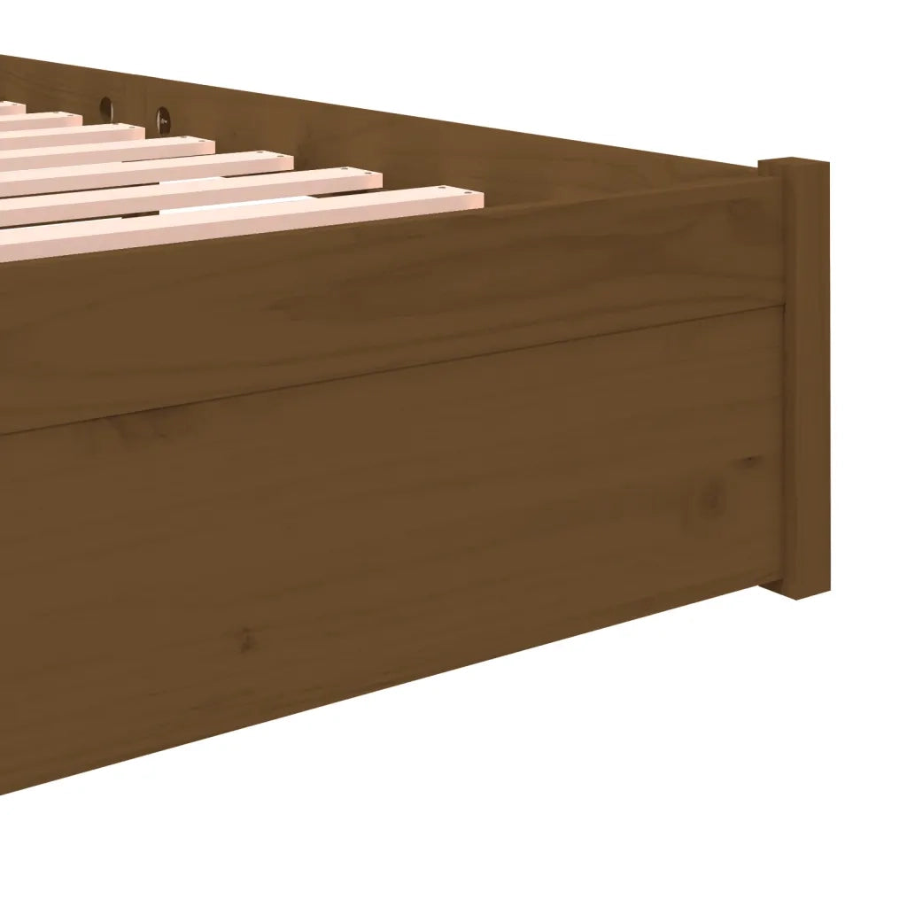 Giroletto senza Materaso Ambra in Legno Massello 120x190 cm