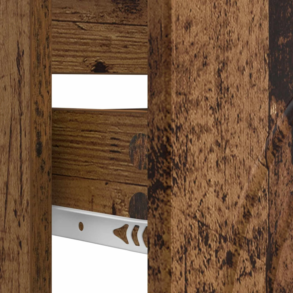 Armadio per Lavabo da Bagno ALKMAAR Legno antico 896143