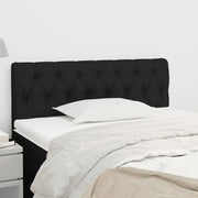 Testiera Nera 90 x 7 x 78/88 cm in Tessuto 346314
