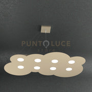 CLOUD SOSPENSIONE 8 LUCI SABBIA 1128-S8 R-SA