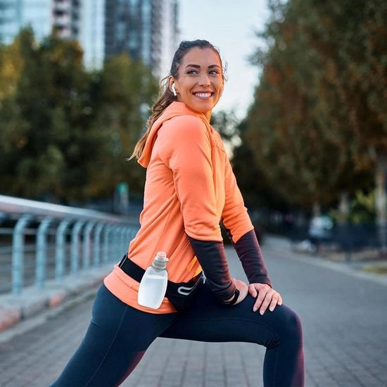 Ottimo Bicchiere per Corse, Escursioni e Fitness da 250 ml con Clip per Appendere