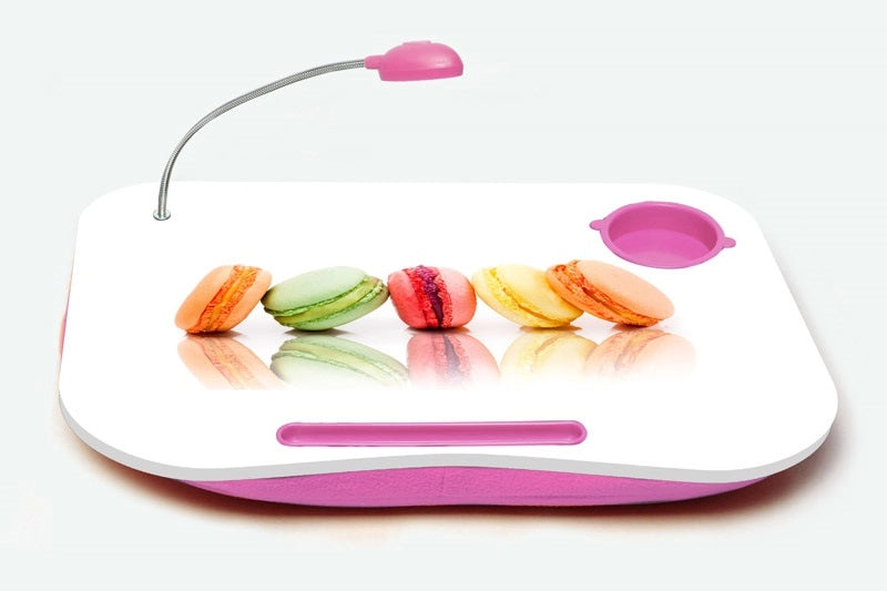 Vassoio multifunzione portacomputer + lampada led