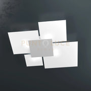 UPGRADE-90 APPLIQUE-PLAFONIERA 4 LUCI GRIGIO 1148-90-GR