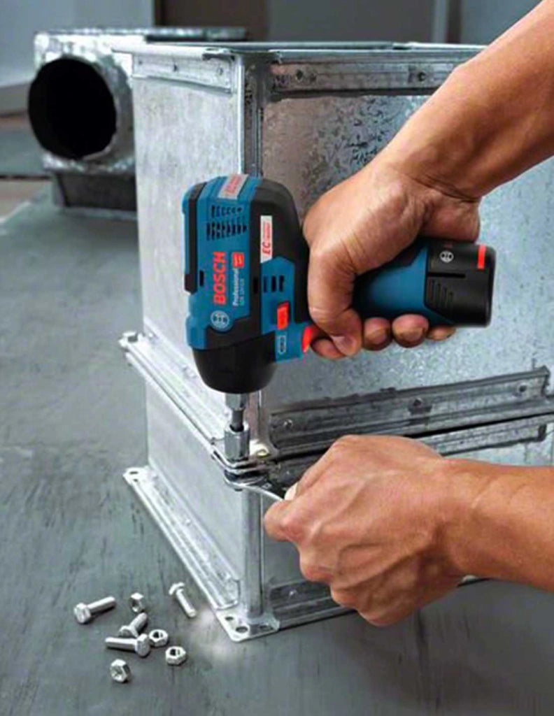 Avvitatore a massa battente BOSCH GDS 12V-115 (Solo corpo + L-Boxx 102)
