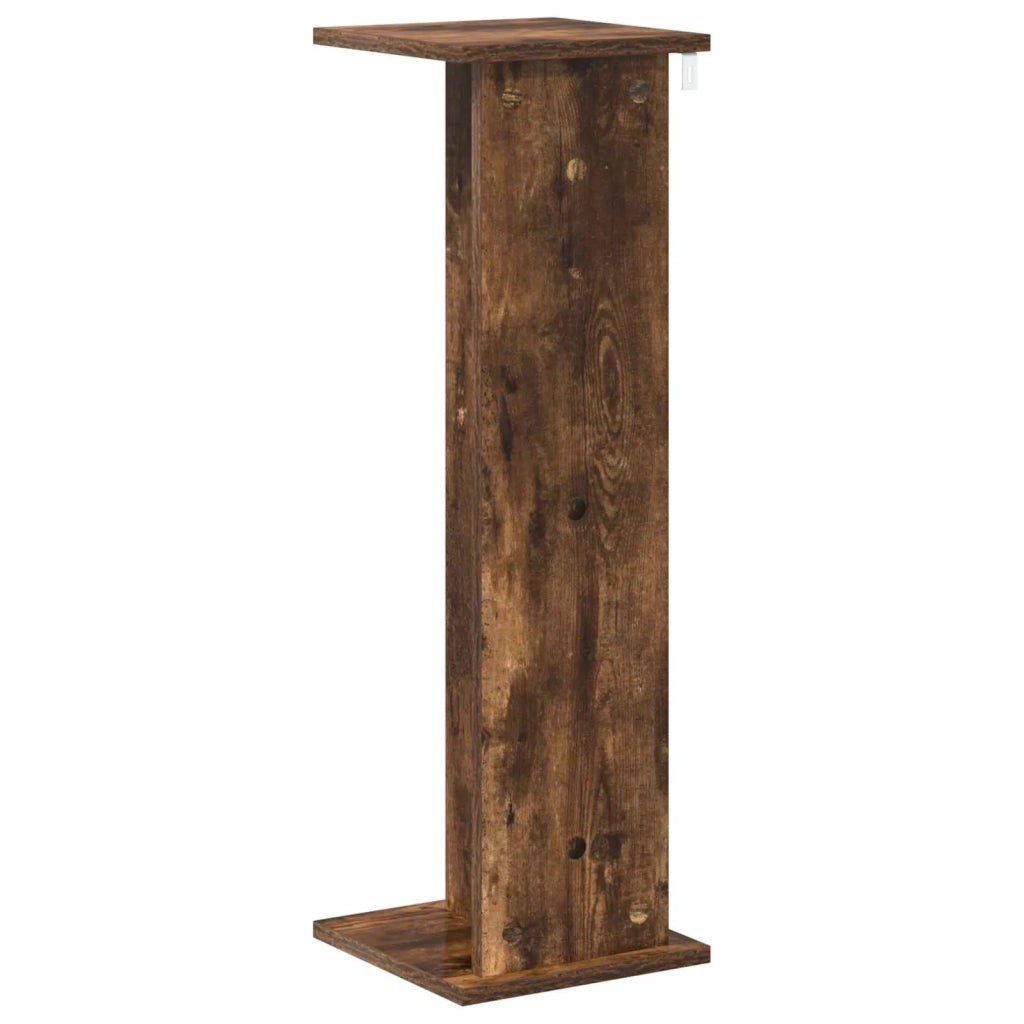 Supporto per piante 2 pz Rovere Fumo 25 x 25,5 x 80,5 cm 899651