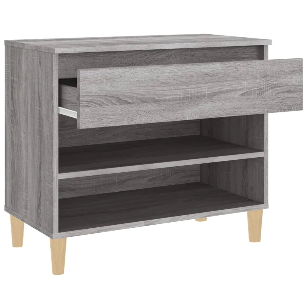 Scarpiera | Mobile per scarpe Grigio Sonoma 70x36x60 cm in Legno Multistrato