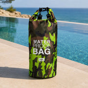 Semitame, Borsa Impermeabile Capacità 30 lt, Verde Mimetica