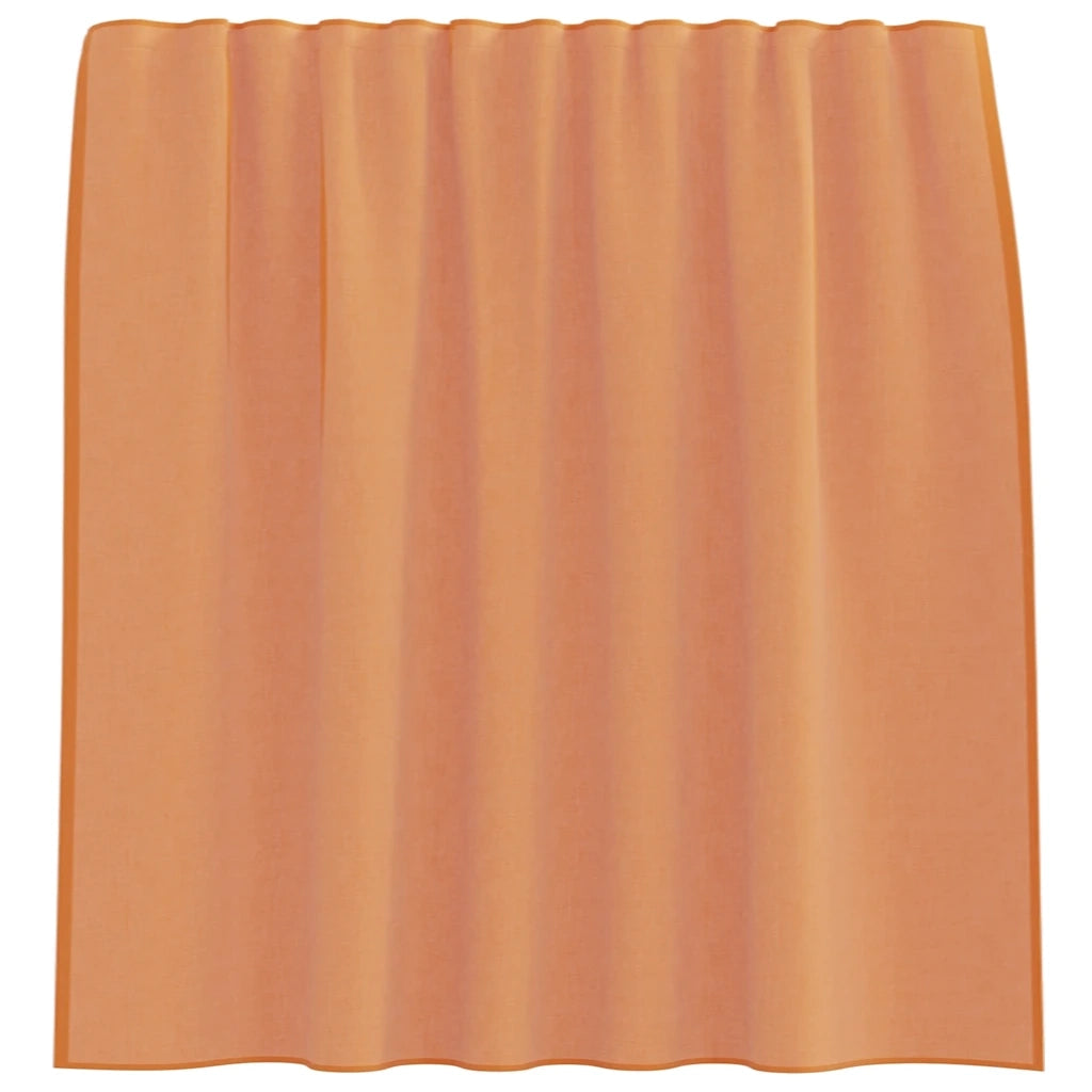 Tende in Voile con Tasche per Aste 2 pz Terracotta 4102231