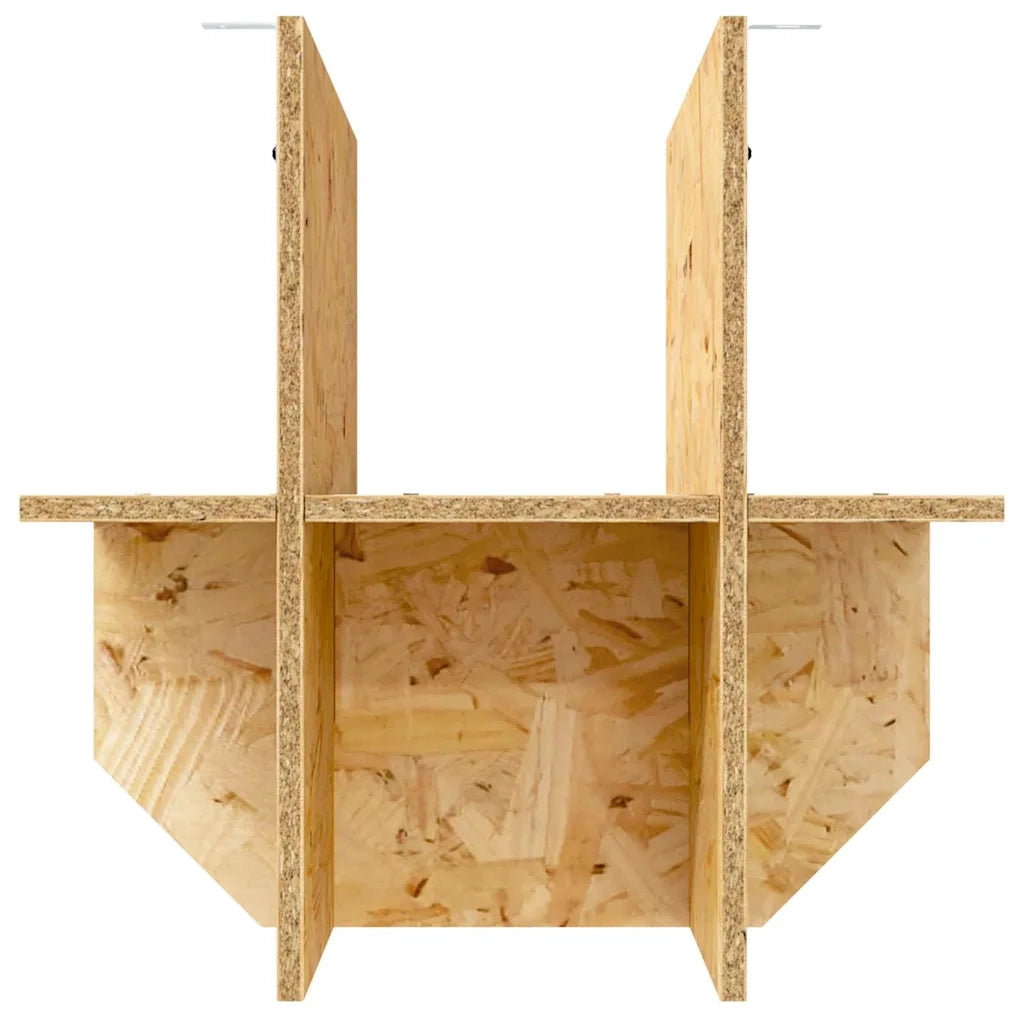 Base per Terrario con lo scaffale Marrone 40 x 40 x 50 cm OSB 876738