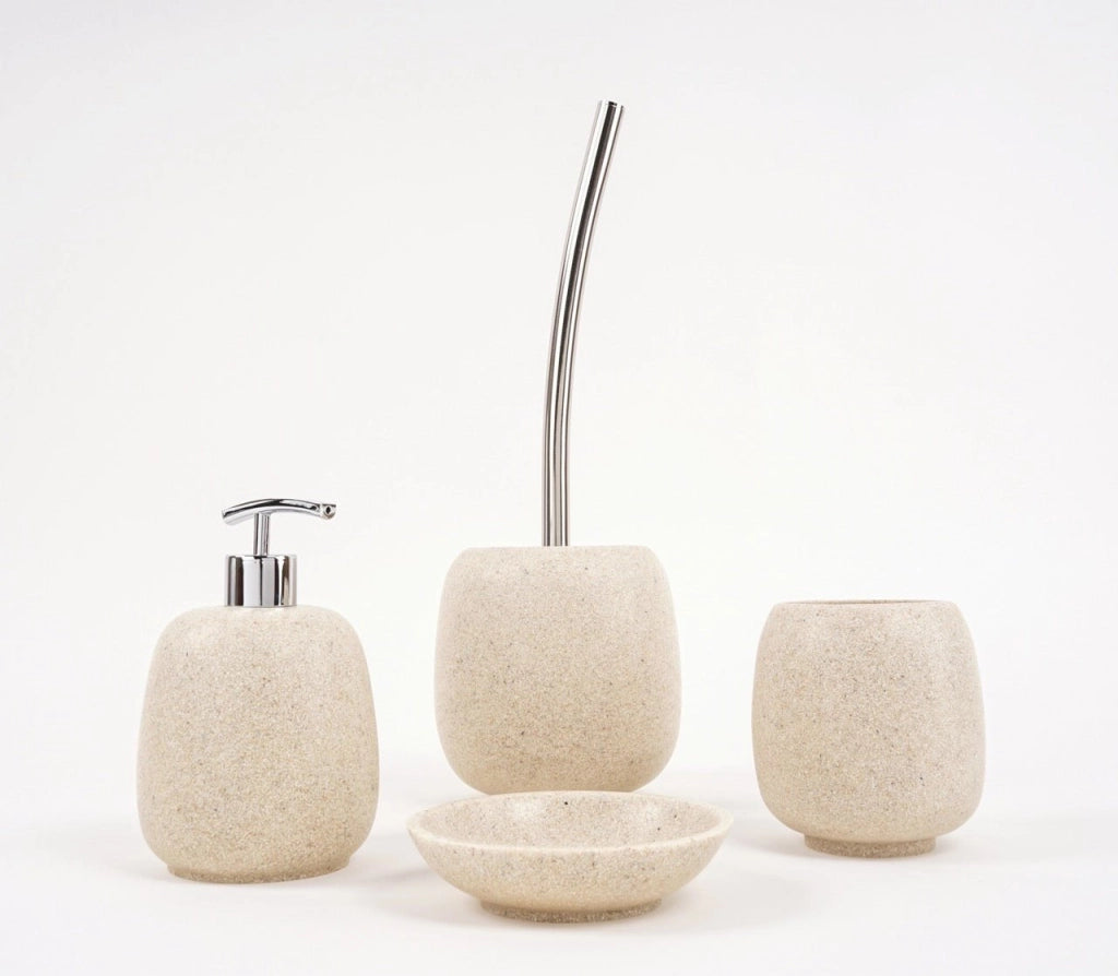 Set accessori bagno sabbia