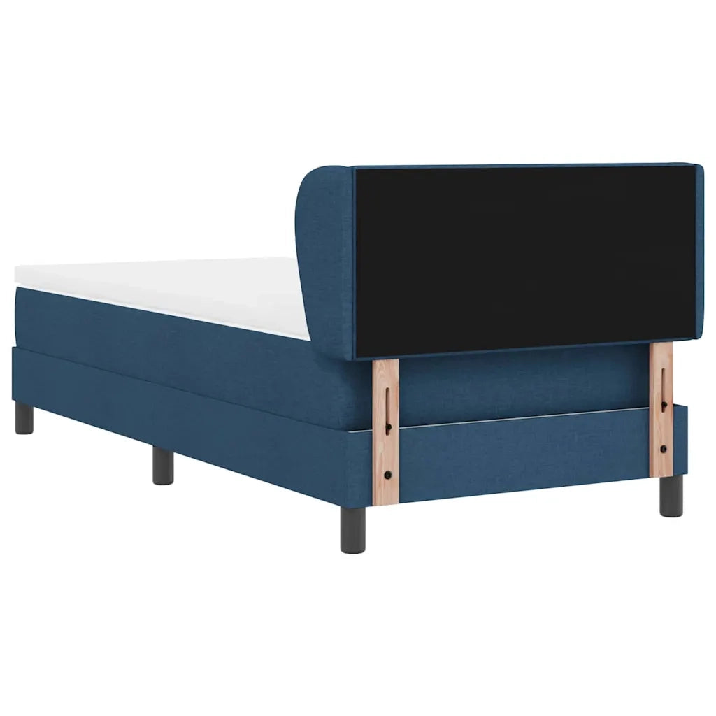 Letto a molle con materasso Blu 100 x 200 cm Tessuto 3340016