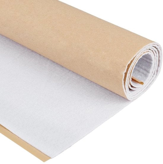 Tessuto di Quilting in Cotone 4,5 mm - Foderante Autoadesivo - Accessori per Quilting - Watten in Cotone - 49 x 106 cm - Stoffa di Foderamento
