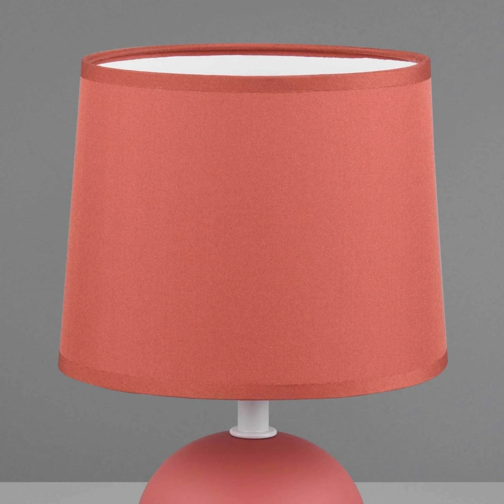 LÚZETE - LAMPADA DA TAVOLO IN CERAMICA ARANCIONE KUBRA