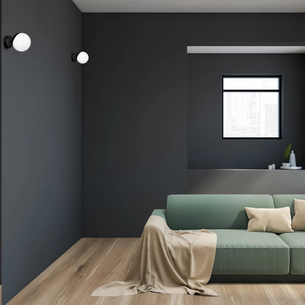 Applique da parete Sfera Milagro MLP8854 E14 40W nero