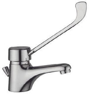 Rubinetto Miscelatore Monocomando per Lavabo con Scarico Automatico e Leva Clinica Cromato serie PEGASO
