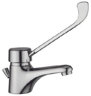Rubinetto Miscelatore Monocomando per Lavabo con Scarico Automatico e Leva Clinica Cromato serie PEGASO
