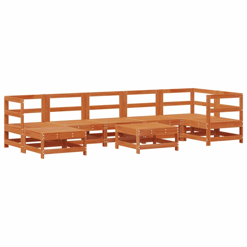 Set Lounge da Giardino 8 pcs Marrone Cerato 3418094