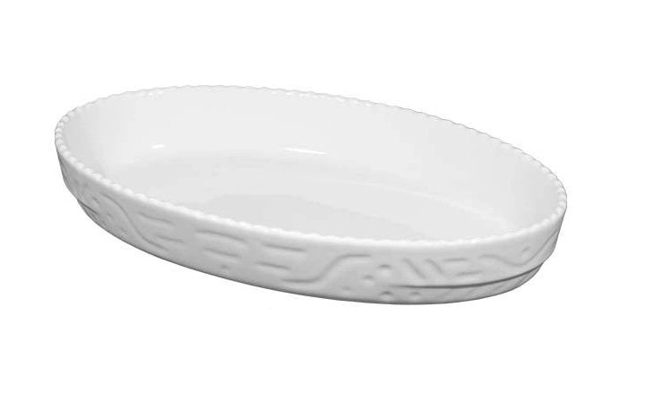 Pirofila forno piatto portata in Porcellana Bainco 32 cm