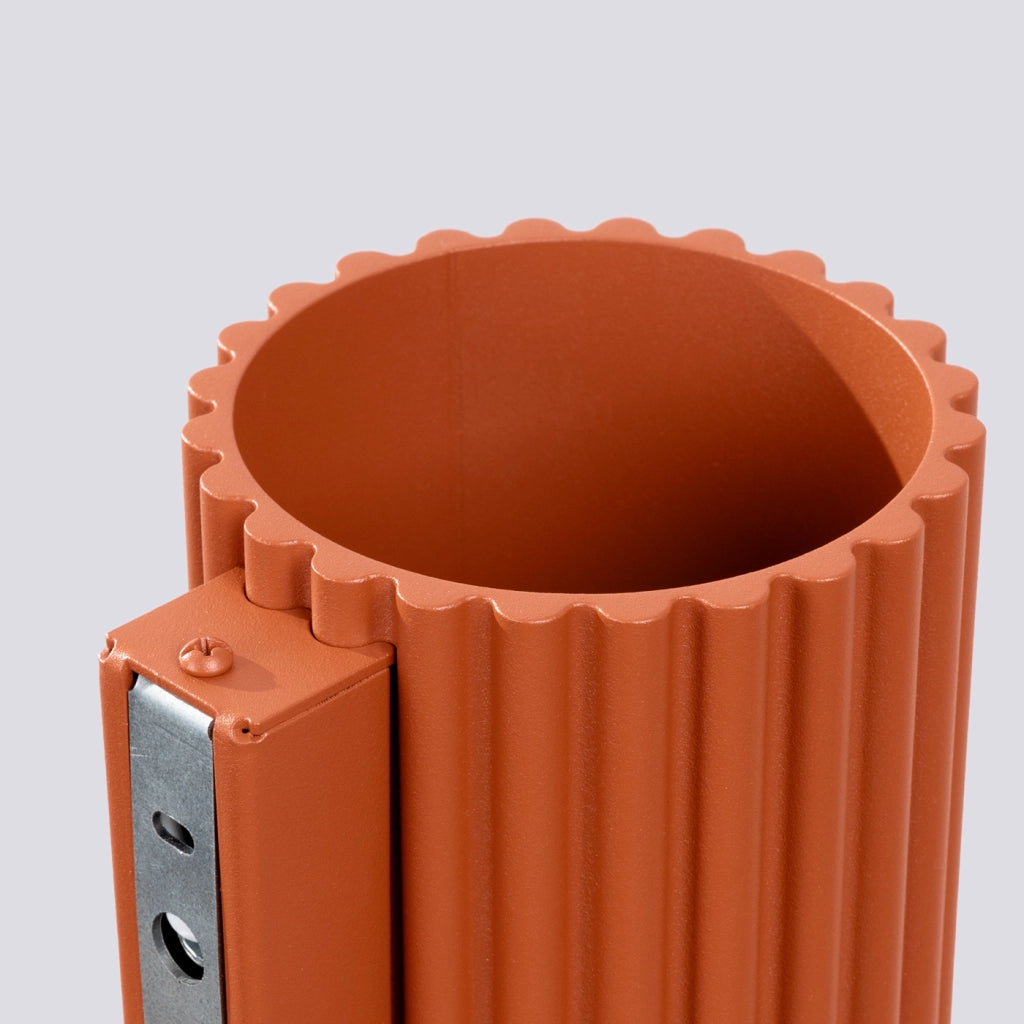 Lampada da parete AURA rosso ocra G9