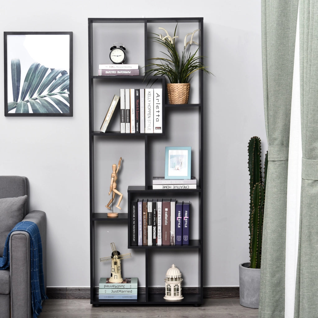 Libreria Moderna Stretto ¨C Minimal ¨C 70x24x178 cm Nero