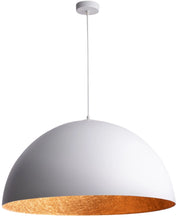 Lampada a sospensione Sfera Sigma Ø35 bianco rame E27