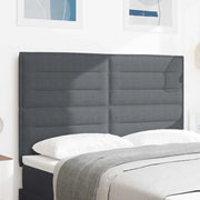 Testiera Grigio scuro 160 cm Tessuto in Cords 3337729
