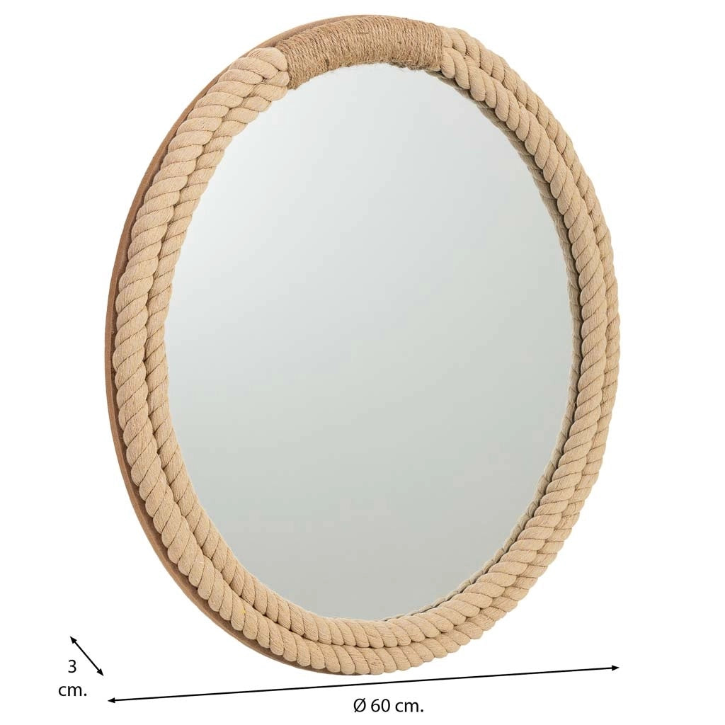 Specchio in legno 60x3x60