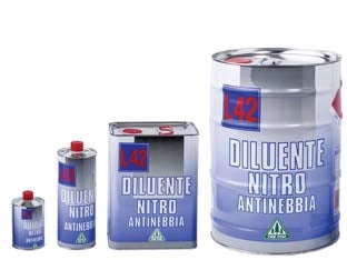 DILUENTE NITRO ANTINEBBIA- - lt.5 - 4 pezzi