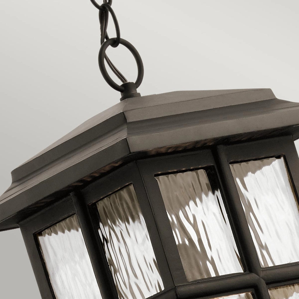 Lampada sospensione esterno Beacon Square bronzo E27 60W Kichler