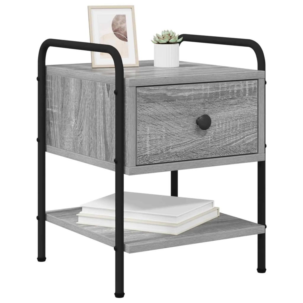 Armadio da Notte Sonoma grigio 35 x 36,5 x 47 cm 8007665