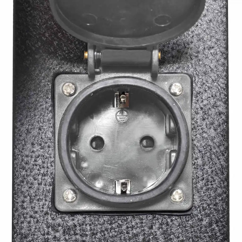 Presa Elettrica da Giardino con Pilastro Nero CFW8047570