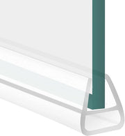 Azione di Aria e Acqua U-Shaped per Docce - 200 cm - Silicone - Per Viti da 6/8/10/12 mm di Diametro - Afdichting per Docce
