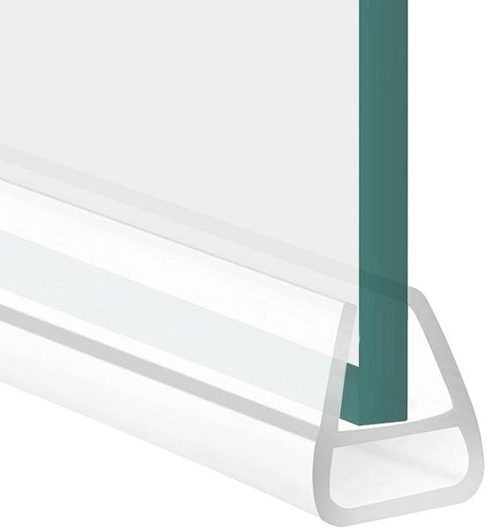 Azione di Aria e Acqua U-Shaped per Docce - 200 cm - Silicone - Per Viti da 6/8/10/12 mm di Diametro - Afdichting per Docce
