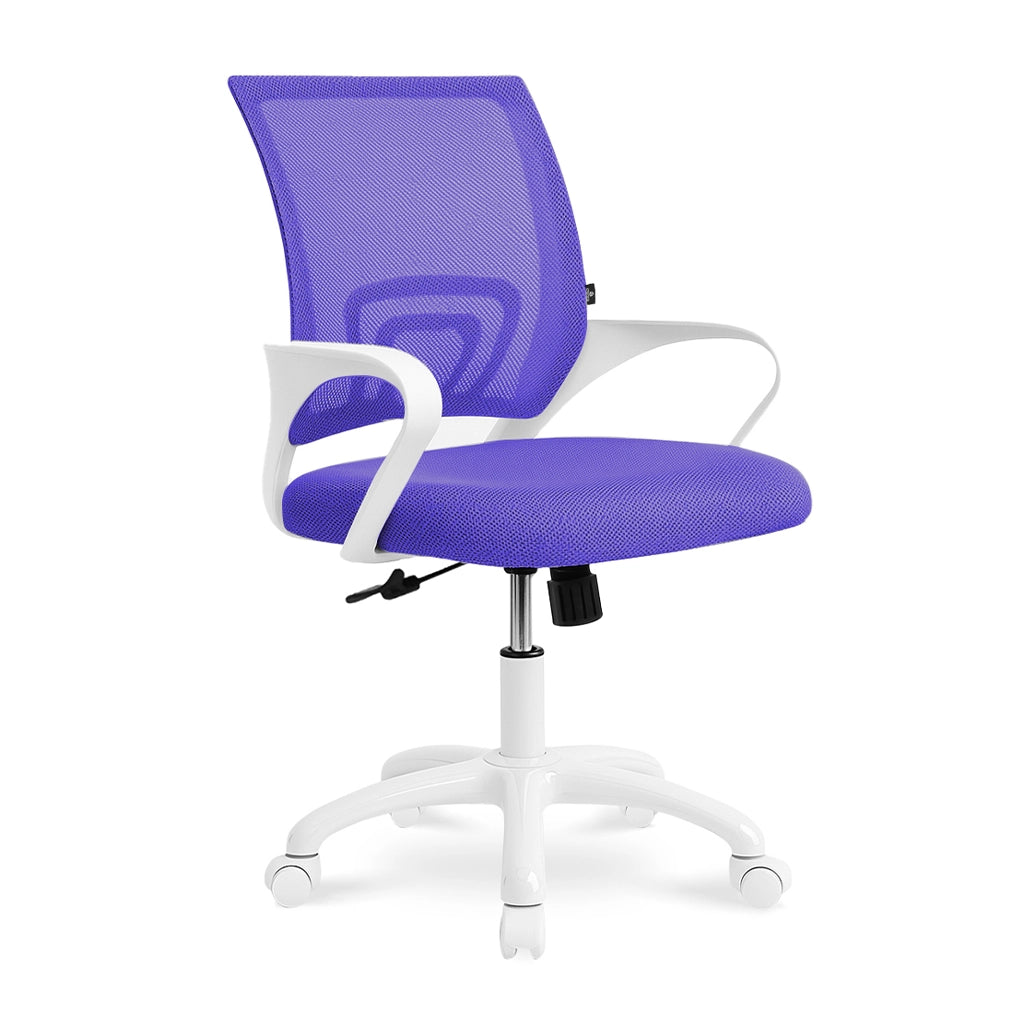 Sedia da ufficio ergonomica girevole viola - Happy - SU34HAPB