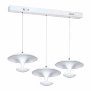 Lampadario LED Milagro Costa ML358 bianco 3luci 36W