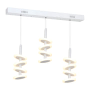 Lampada a sospensione Milagro Pablo LED 48W bianca 72cm