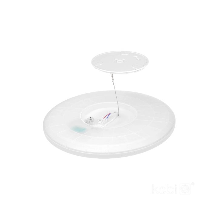 Plafoniera LED tonda 30cm 24W IP54 sensore telecomando