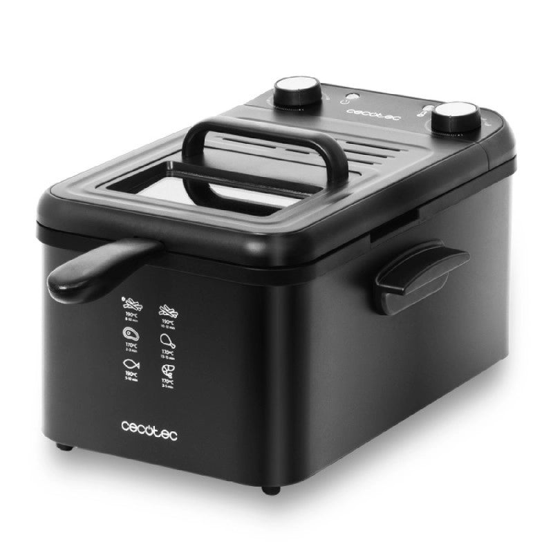 CECOTEC 03072 - Friggitrice Cecotec Cleanfry Infinity 3000 Black