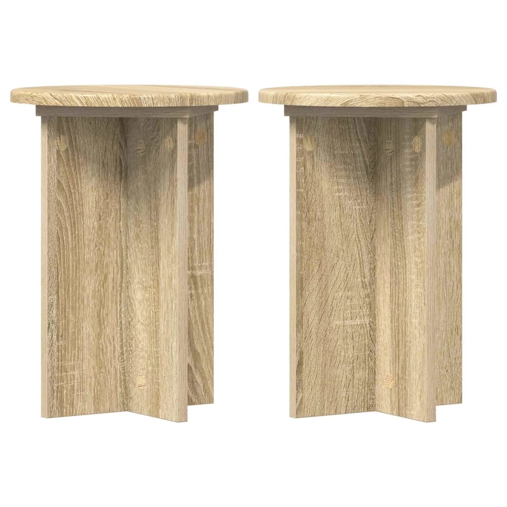 Supporto per piante | Sostegno per piante 2 pz Rovere Sonoma ?29,5 x 40 cm