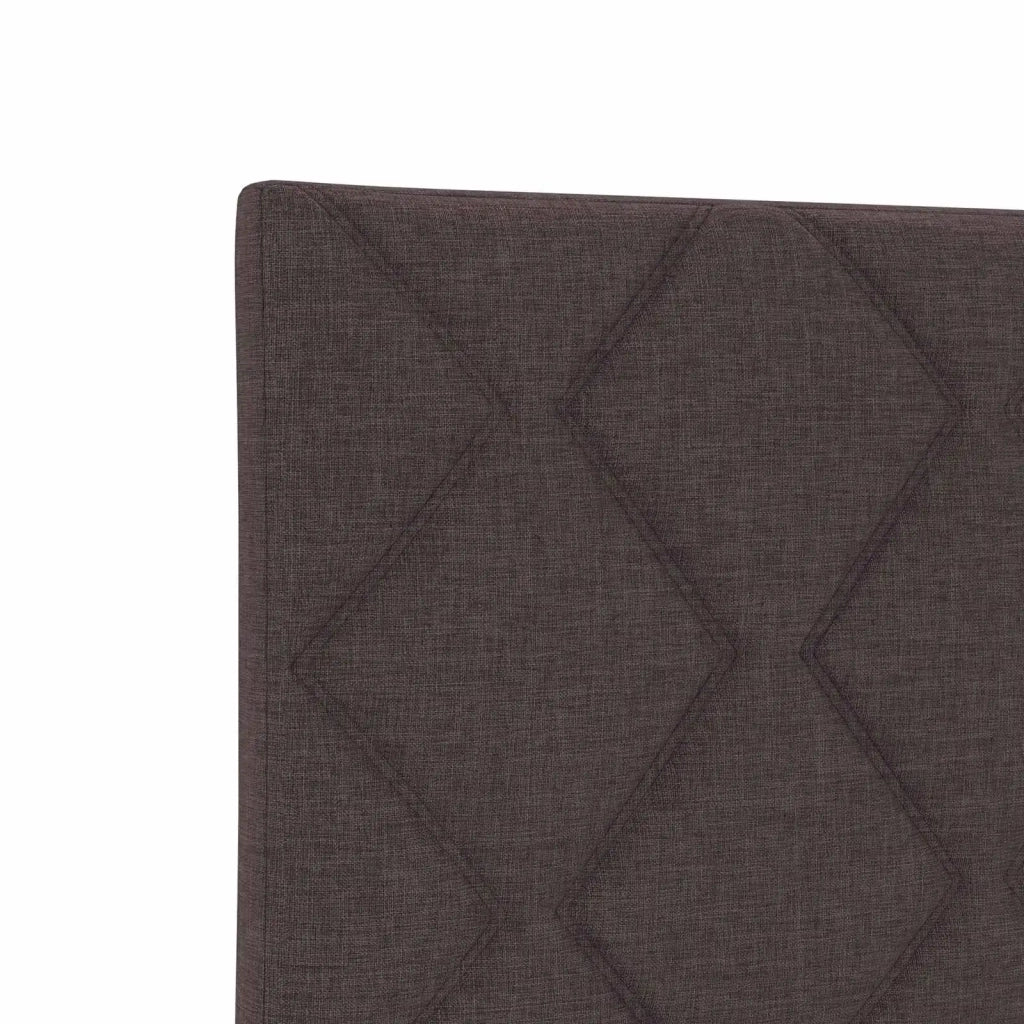 Letto con Box Spring, Materasso e LED Marrone Scuro 90 x 200 cm 3451864