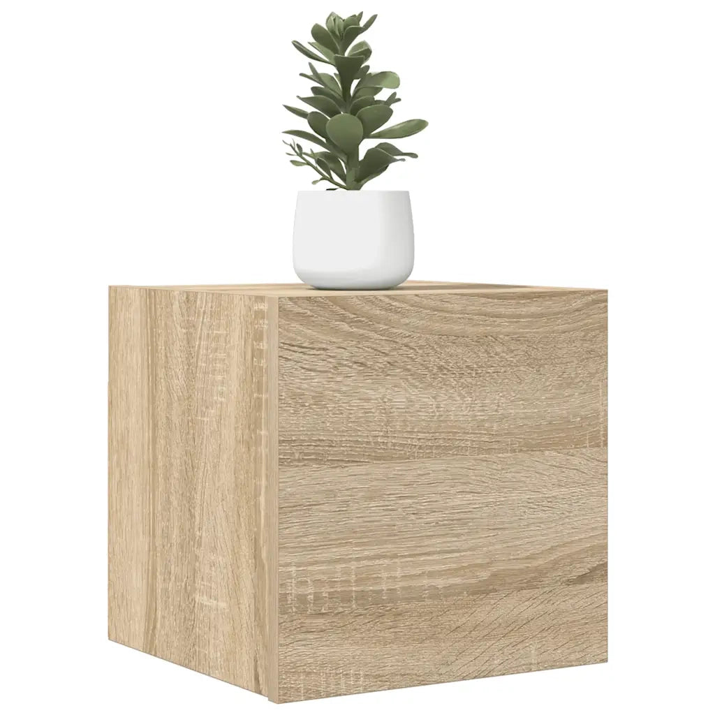 Mobili Porta TV a Parete 2pz | Armadietto TV | Mobile Porta TV Rovere Sonoma 30,5x30x30 cm