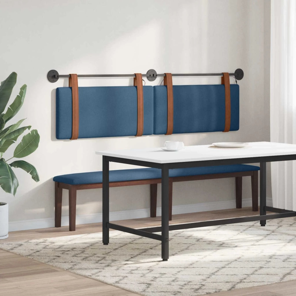 Testiera | Testata sospesa Con luce LED Blu PU Antico