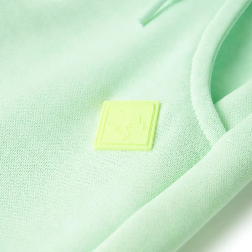 Pantaloni Tuta per Bambini Verde Brillante 128 CFW1401457