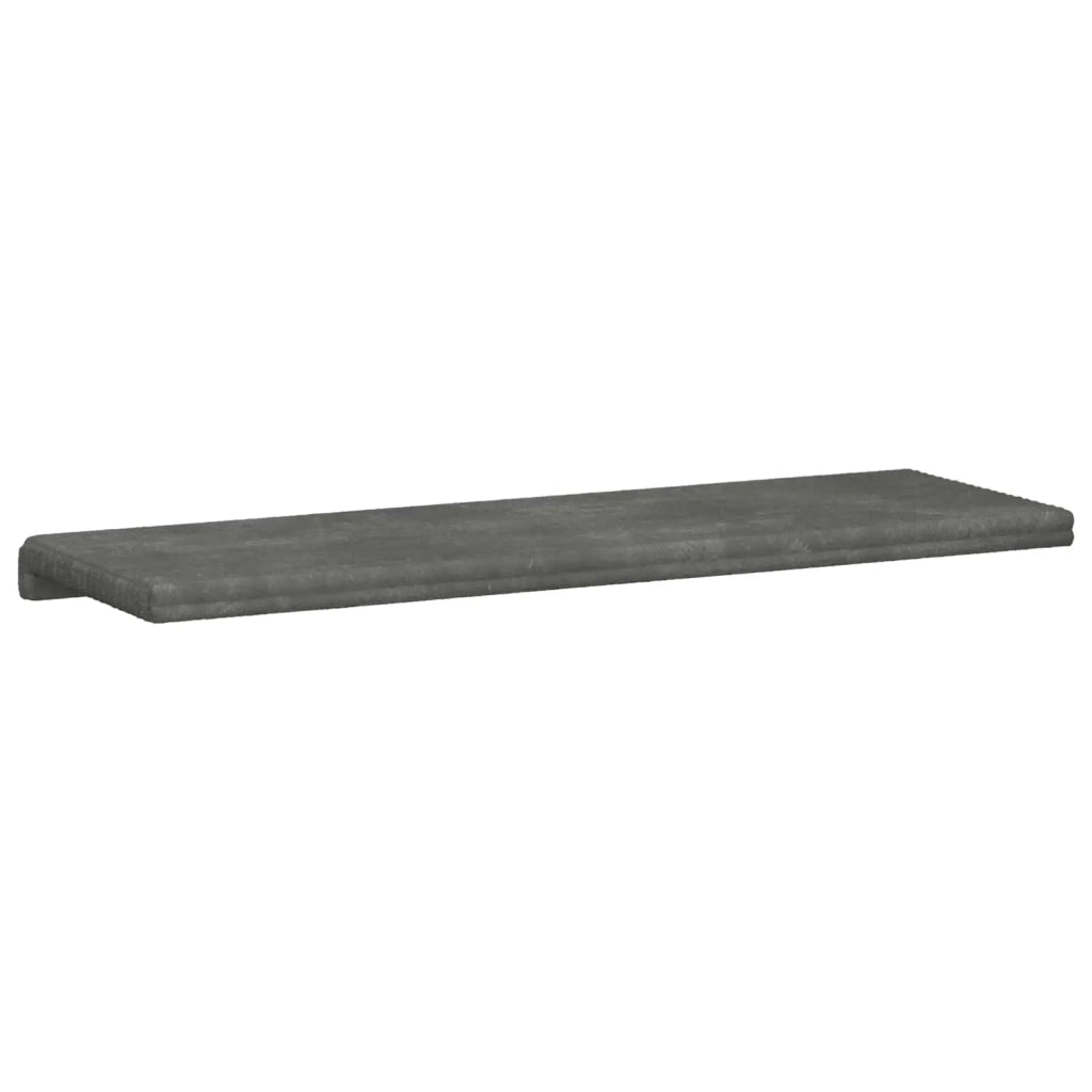 Cuscino per panchina Corduroy Morbido Grigio Chiaro 42043373